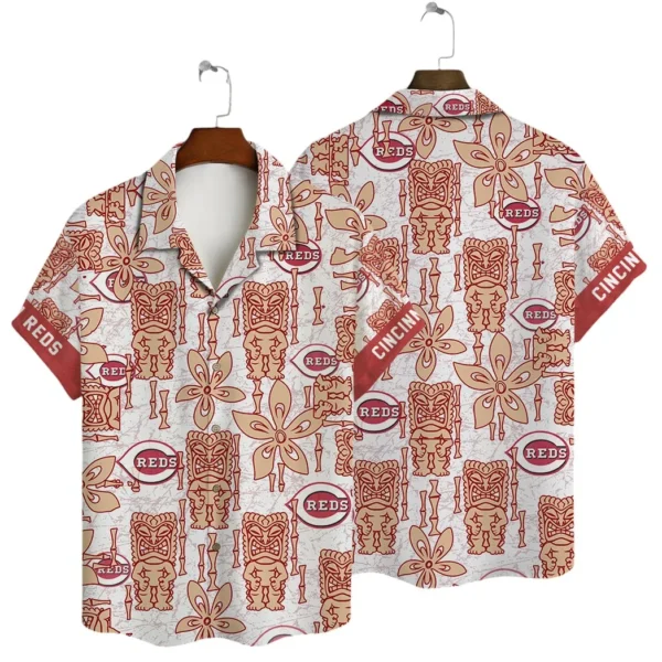 Cincinnati Reds Tiki Heritage Aloha Hawaiian Shirt for Men And Women