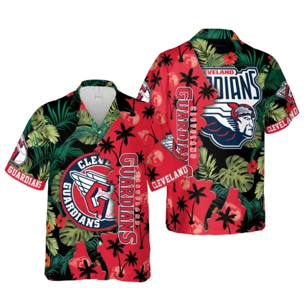 Cleveland Guardians Baseball Tribal Aloha Hawaiian Shirt for Men And Women