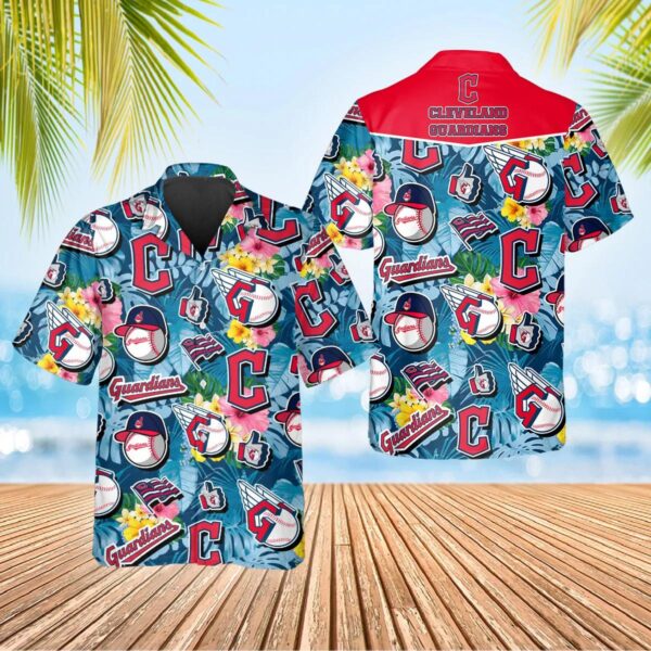 Cleveland Guardians Skeleton Spirit Aloha Hawaiian Shirt for Men And Women