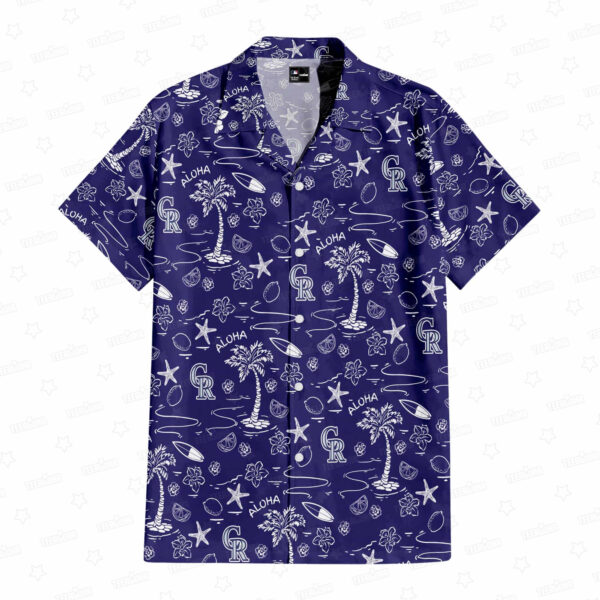 Colorado Rockies Aloha Paradise Aloha Hawaiian Shirt for Men And Women