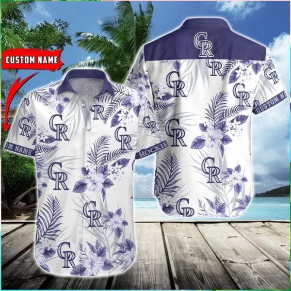 Colorado Rockies Ocean Breeze Aloha Hawaiian Shirt for Men And Women