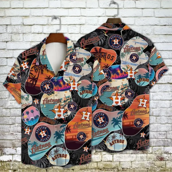 Houston Astros Blue Horizon Personalized Aloha Hawaiian Shirt for Men And Women