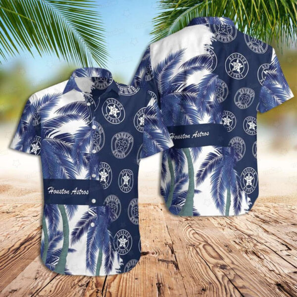 Houston Astros Blue Palm Breeze Aloha Hawaiian Shirt for Men And Women