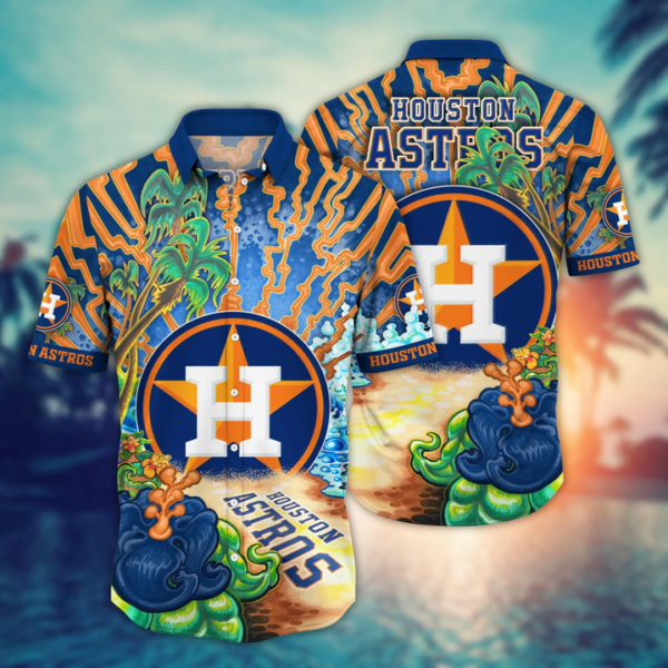 Houston Astros Coral Reef Aloha Hawaiian Shirt for Men And Women