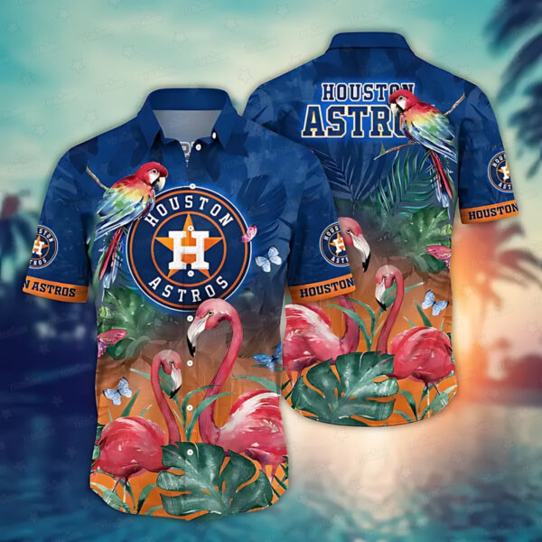 Houston Astros Flamingo Paradise Aloha Hawaiian Shirt for Men And Women