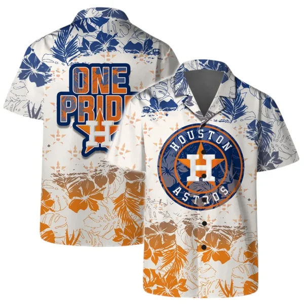 Houston Astros One Pride Aloha Hawaiian Shirt for Men And Women