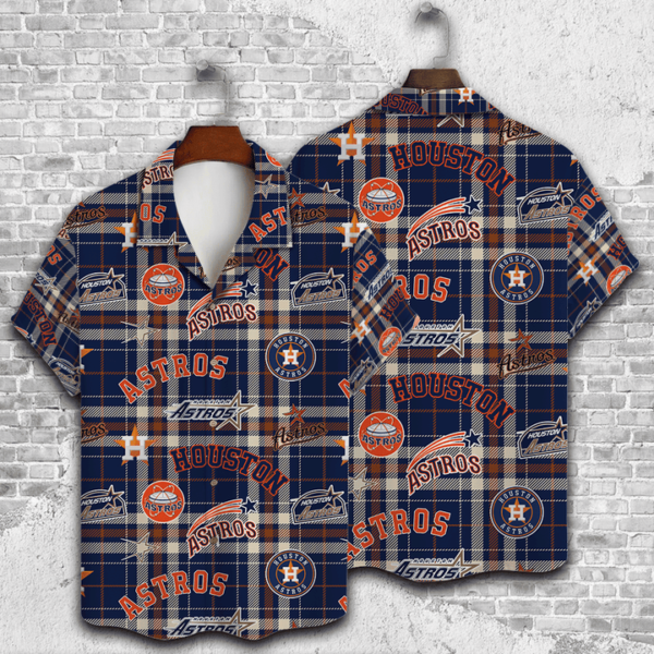 Houston Astros Plaid Pride Aloha Hawaiian Shirt for Men And Women