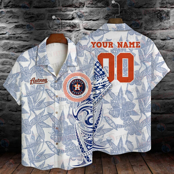 Houston Astros Tribal Personalized Aloha Hawaiian Shirt for Men And Women