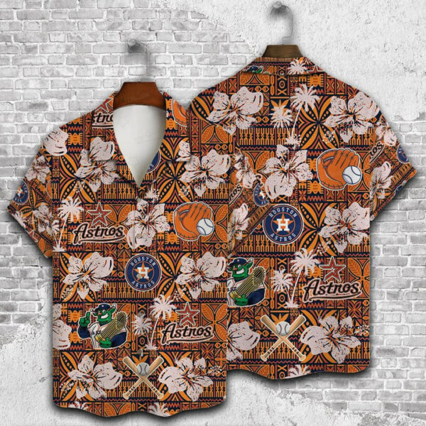 Houston Astros Tribal Play Aloha Hawaiian Shirt for Men And Women