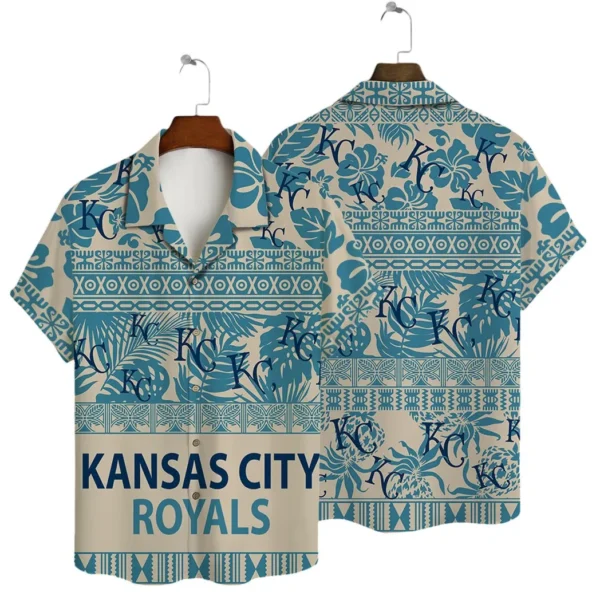 Kansas City Royals Island Patterns Aloha Hawaiian Shirt for Men And Women