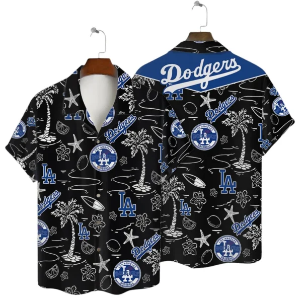 Los Angeles Dodgers Beach Icons Aloha Hawaiian Shirt for Men And Women