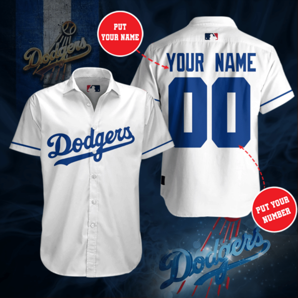 Los Angeles Dodgers Personalizedizable Fan Aloha Hawaiian Shirt for Men And Women
