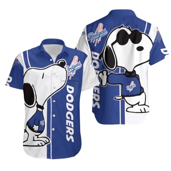 Los Angeles Dodgers Snoopy Lover Aloha Hawaiian Shirt for Men And Women