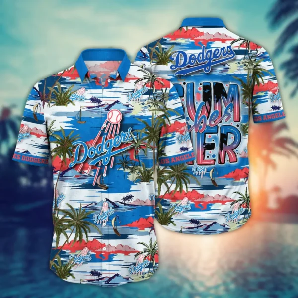 Los Angeles Dodgers Tropical Summer Aloha Hawaiian Shirt for Men And Women
