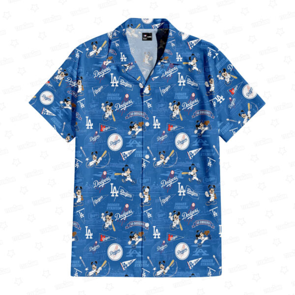 Los Angeles Dodgers x Mickey Aloha Hawaiian Shirt for Men And Women