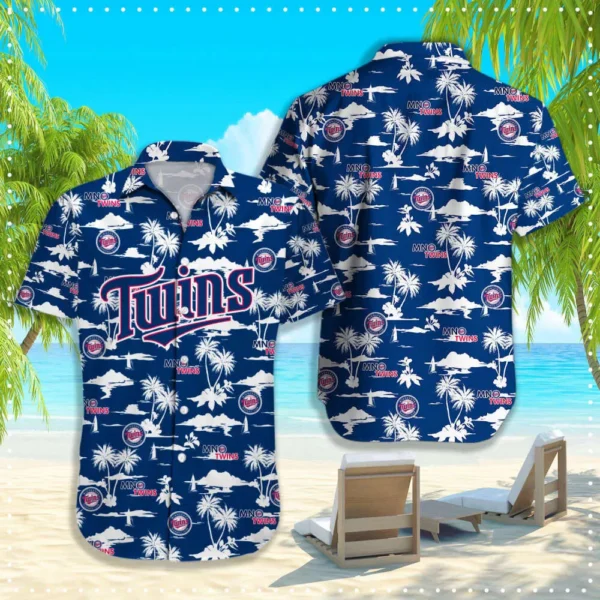 Minnesota Twins Beach Escape Aloha Hawaiian Shirt for Men And Women