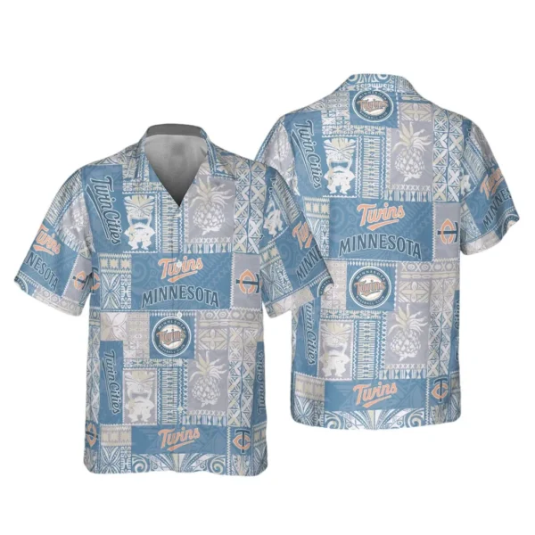 Minnesota Twins Palm Paradise Aloha Hawaiian Shirt for Men And Women