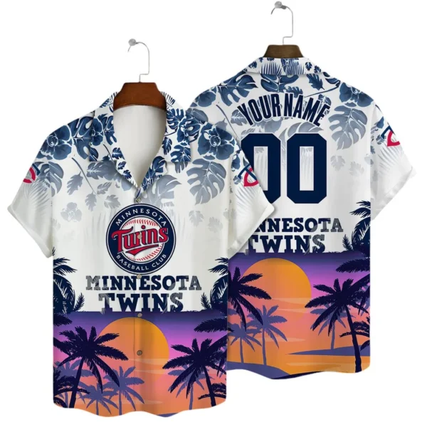 Minnesota Twins Summer Splash Aloha Hawaiian Shirt for Men And Women