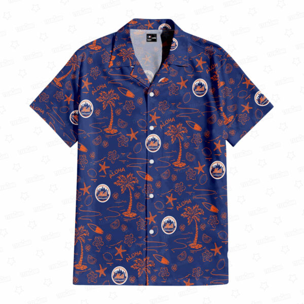 New York Mets Aloha Paradise Aloha Hawaiian Shirt for Men And Women
