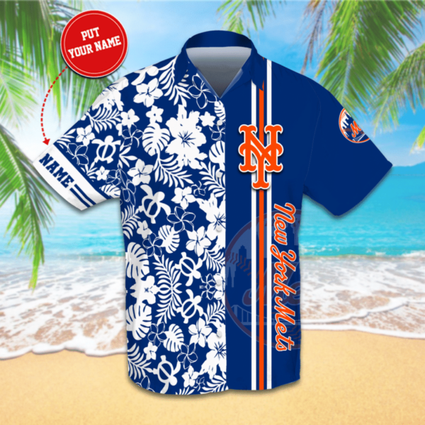 New York Mets Summer Bliss Aloha Hawaiian Shirt for Men And Women