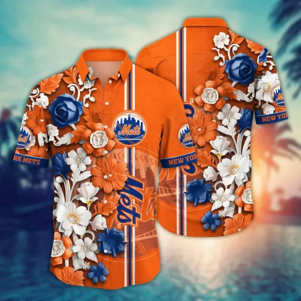 New York Mets Sunset Dream Aloha Hawaiian Shirt for Men And Women