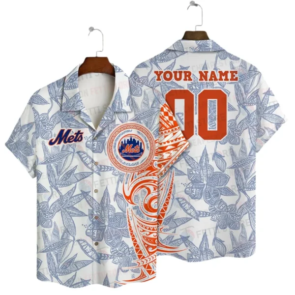 New York Mets Tropical Game Day Aloha Hawaiian Shirt for Men And Women