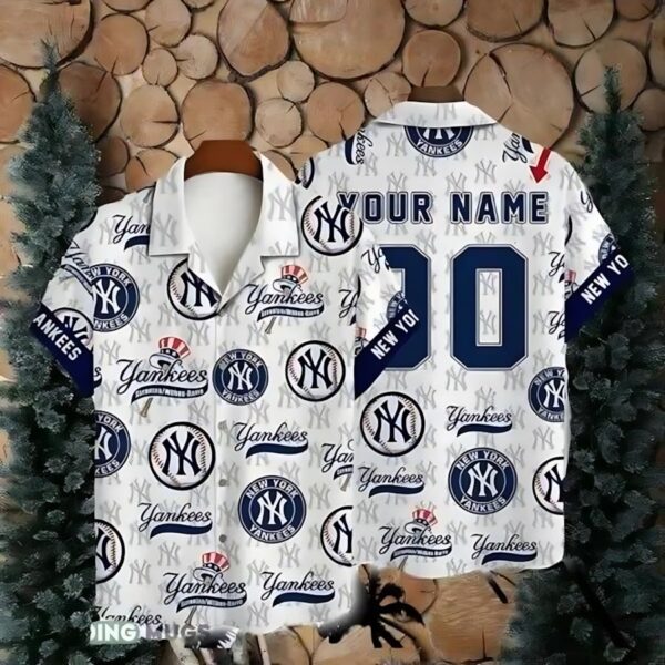 New York Yankees Personalized Fan Aloha Hawaiian Shirt for Men And Women