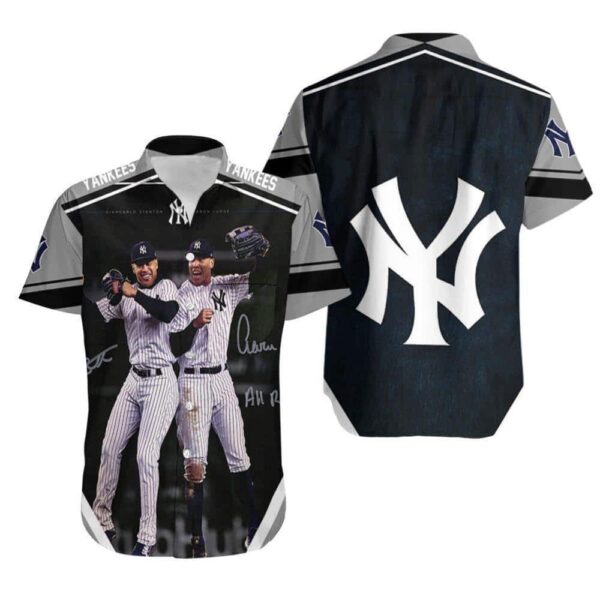 New York Yankees Power Duo Aloha Hawaiian Shirt for Men And Women