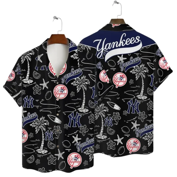 New York Yankees Tropical Adventure Aloha Hawaiian Shirt for Men And Women