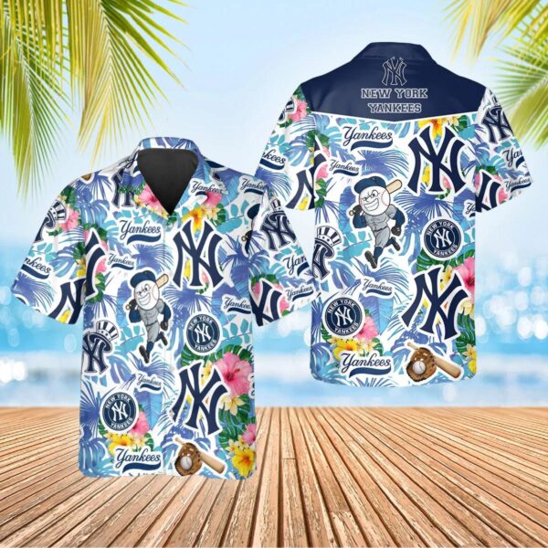 New York Yankees Tropical Fun Aloha Hawaiian Shirt for Men And Women