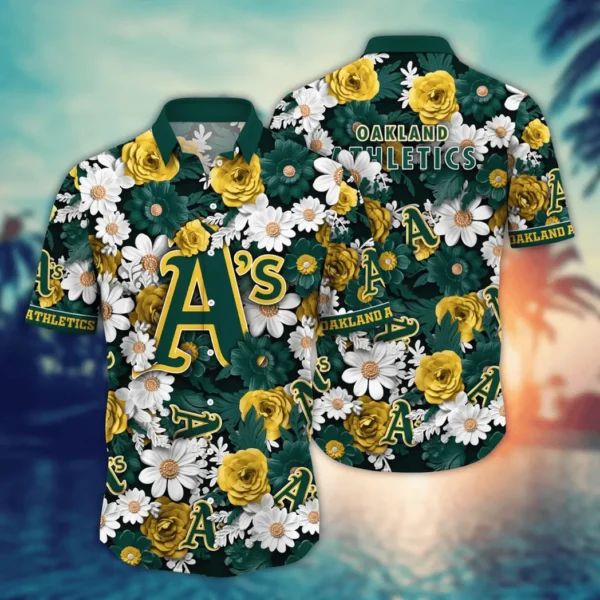 Oakland Athletics Daisy Bloom Aloha Hawaiian Shirt for Men And Women