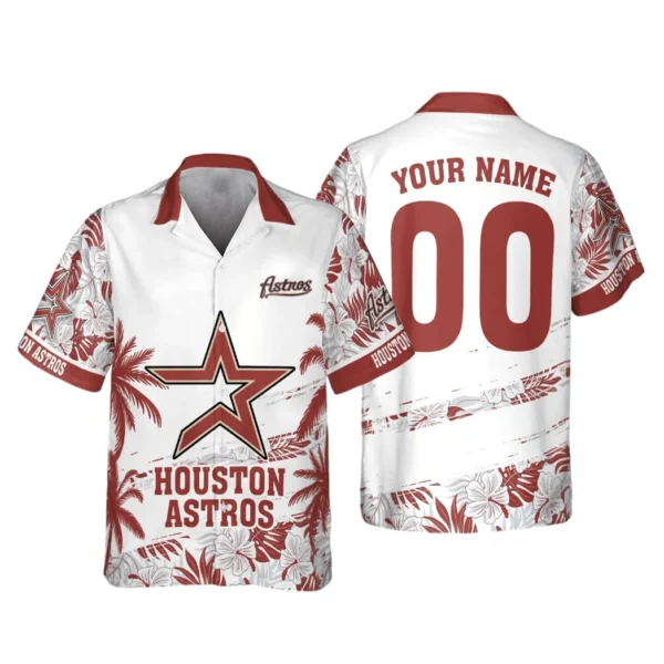 Personalized Houston Astros Tropical Island Aloha Hawaiian Shirt for Men And Women