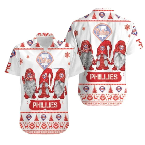Philadelphia Phillies Holiday Gnome Aloha Hawaiian Shirt for Men And Women