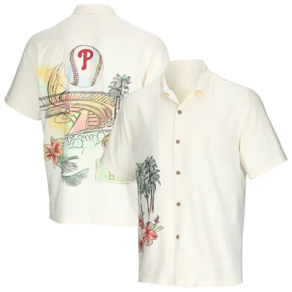 Philadelphia Phillies Stadium Scene Aloha Hawaiian Shirt for Men And Women