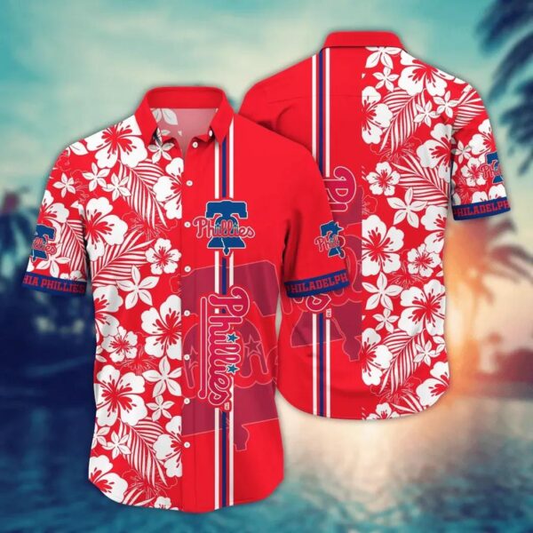 Philadelphia Phillies Tropical Hibiscus Aloha Hawaiian Shirt for Men And Women