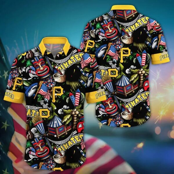 Pittsburgh Pirates Carnival Fun Aloha Hawaiian Shirt for Men And Women