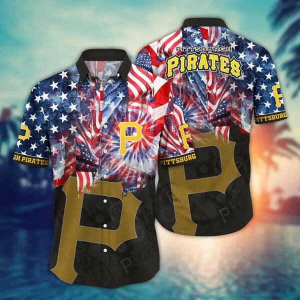 Pittsburgh Pirates Firework Celebration Aloha Hawaiian Shirt for Men And Women