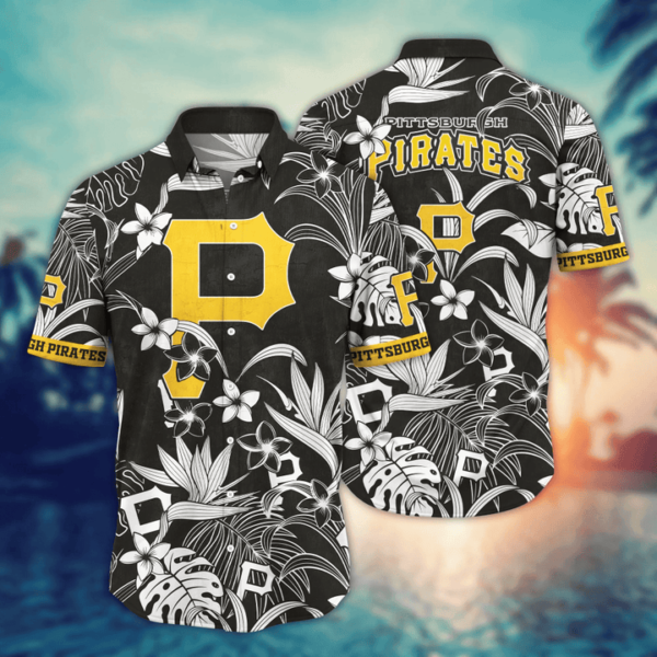 Pittsburgh Pirates Jungle Floral Aloha Hawaiian Shirt for Men And Women