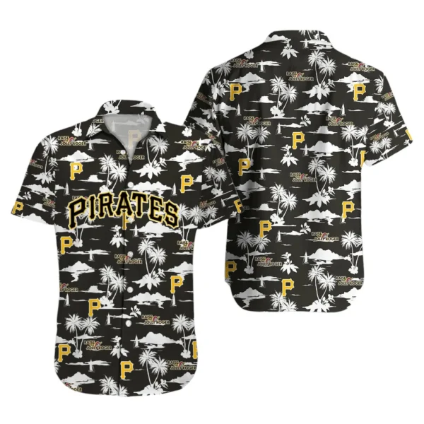 Pittsburgh Pirates Palm Island Aloha Hawaiian Shirt for Men And Women