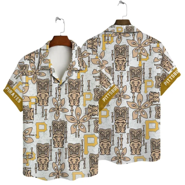 Pittsburgh Pirates Tiki Totem Aloha Hawaiian Shirt for Men And Women