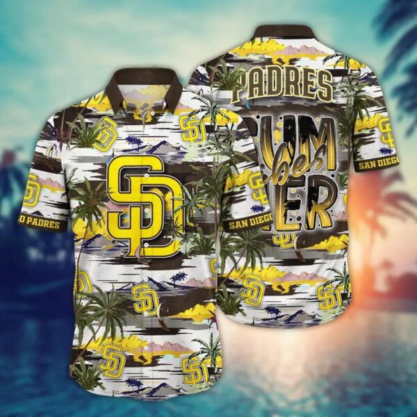 San Diego Padres Island Vibes Aloha Hawaiian Shirt for Men And Women