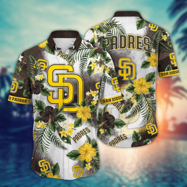 San Diego Padres Paradise Bloom Aloha Hawaiian Shirt for Men And Women