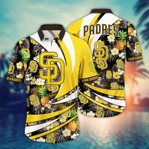 San Diego Padres Pineapple Wave Aloha Hawaiian Shirt for Men And Women