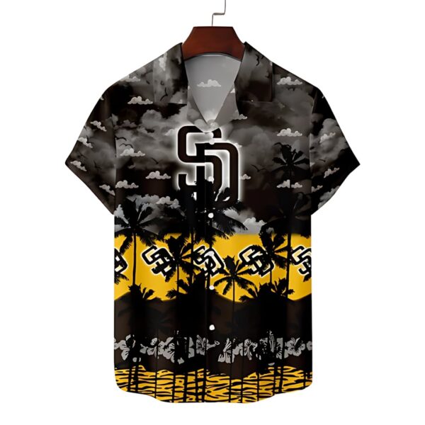 San Diego Padres Stormy Sunset Aloha Hawaiian Shirt for Men And Women