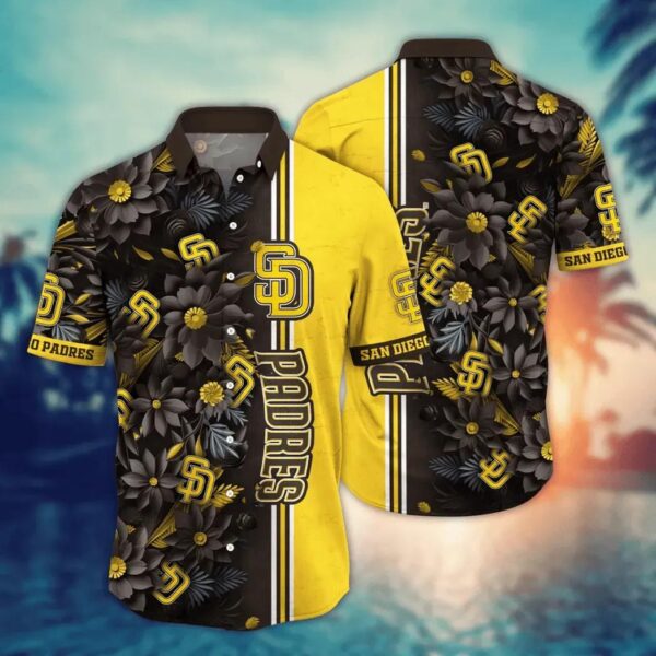 San Diego Padres Sunset Stripes Aloha Hawaiian Shirt for Men And Women