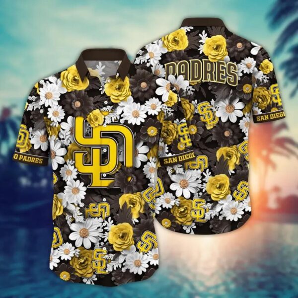 San Diego Padres Sunshine Blooms Aloha Hawaiian Shirt for Men And Women