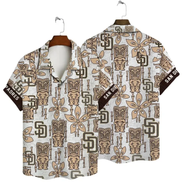 San Diego Padres Tiki Tropics Aloha Hawaiian Shirt for Men And Women