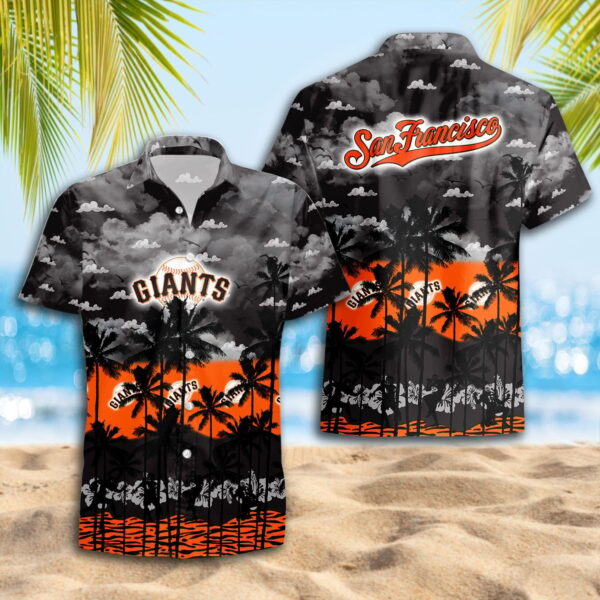 San Francisco Giants Beach Sunset Aloha Hawaiian Shirt for Men And Women