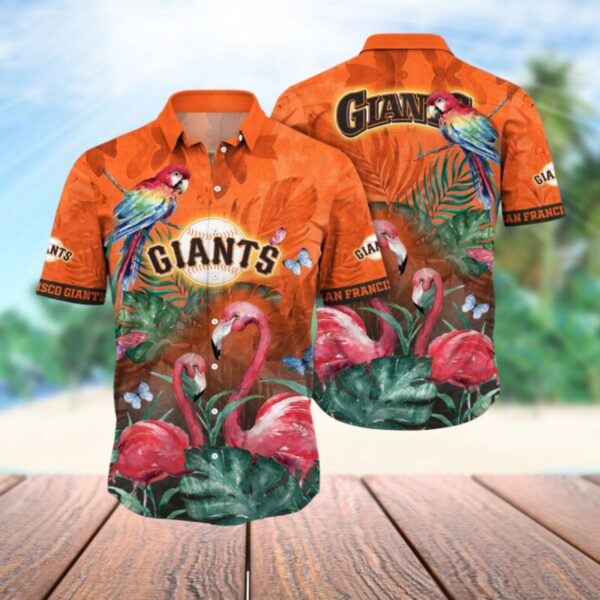 San Francisco Giants Exotic Parrot Aloha Hawaiian Shirt for Men And Women