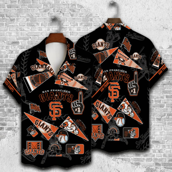 San Francisco Giants Fan Collage Aloha Hawaiian Shirt for Men And Women